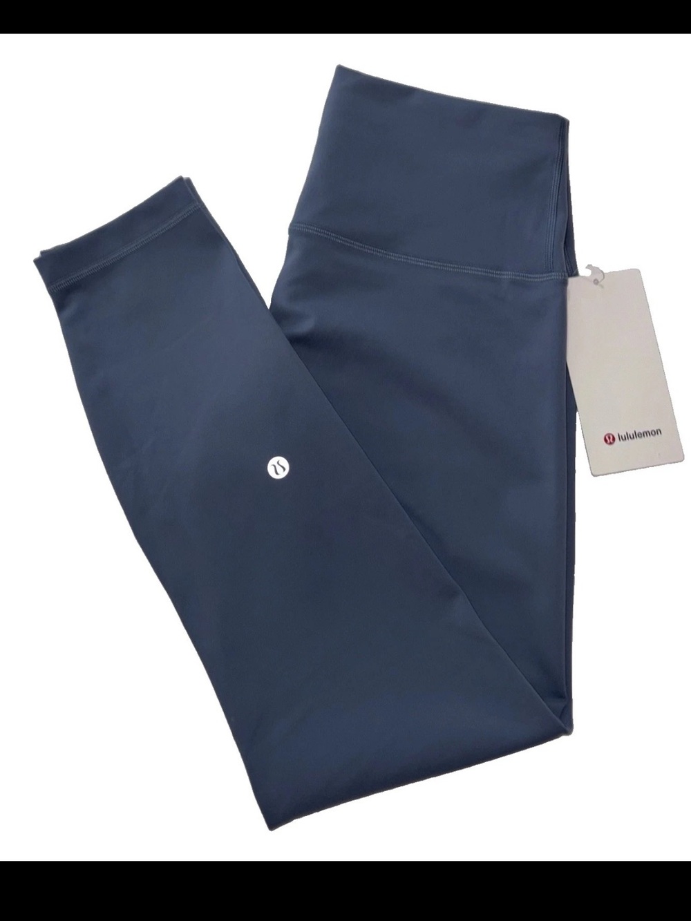 NWT*LULULEMON*SIZE 10*WUNDER TRAIN HIGH RISE 25” L PANT*AUTHENTIC*STEEL BLUE*$98 - Picture 15 of 16